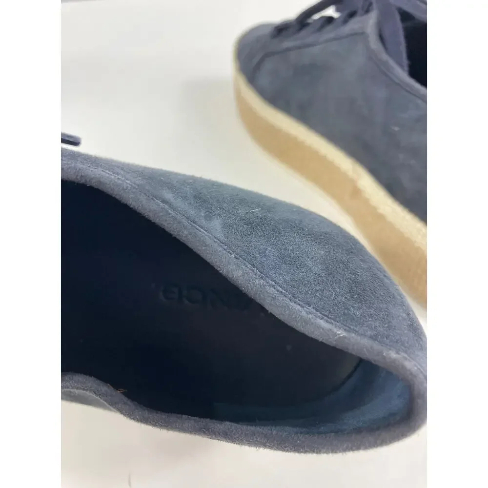 Vince Womans Windell Lace Up Espadrille - Blue Size 7.5M